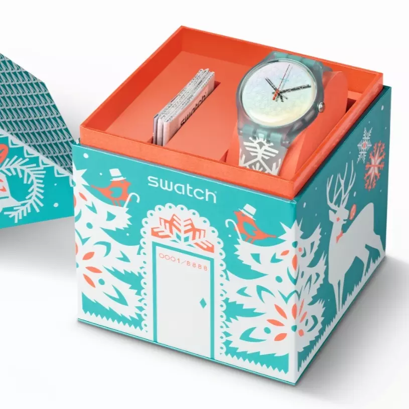 Swatch 2016聖誕節限量腕表，伴隨北極星光翩然到來