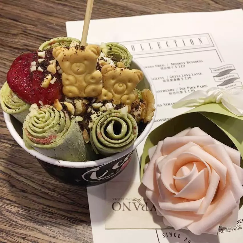 法國巴黎最夢幻的街頭甜點 I-ce Paris 光復店盛大開幕，1 元就可以吃到法式冰捲喔！