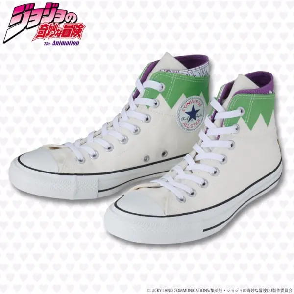 動漫迷快收！JoJo 奇妙冒險 X Converse 聯名鞋款　「不滅鑽石」細節超豐富！