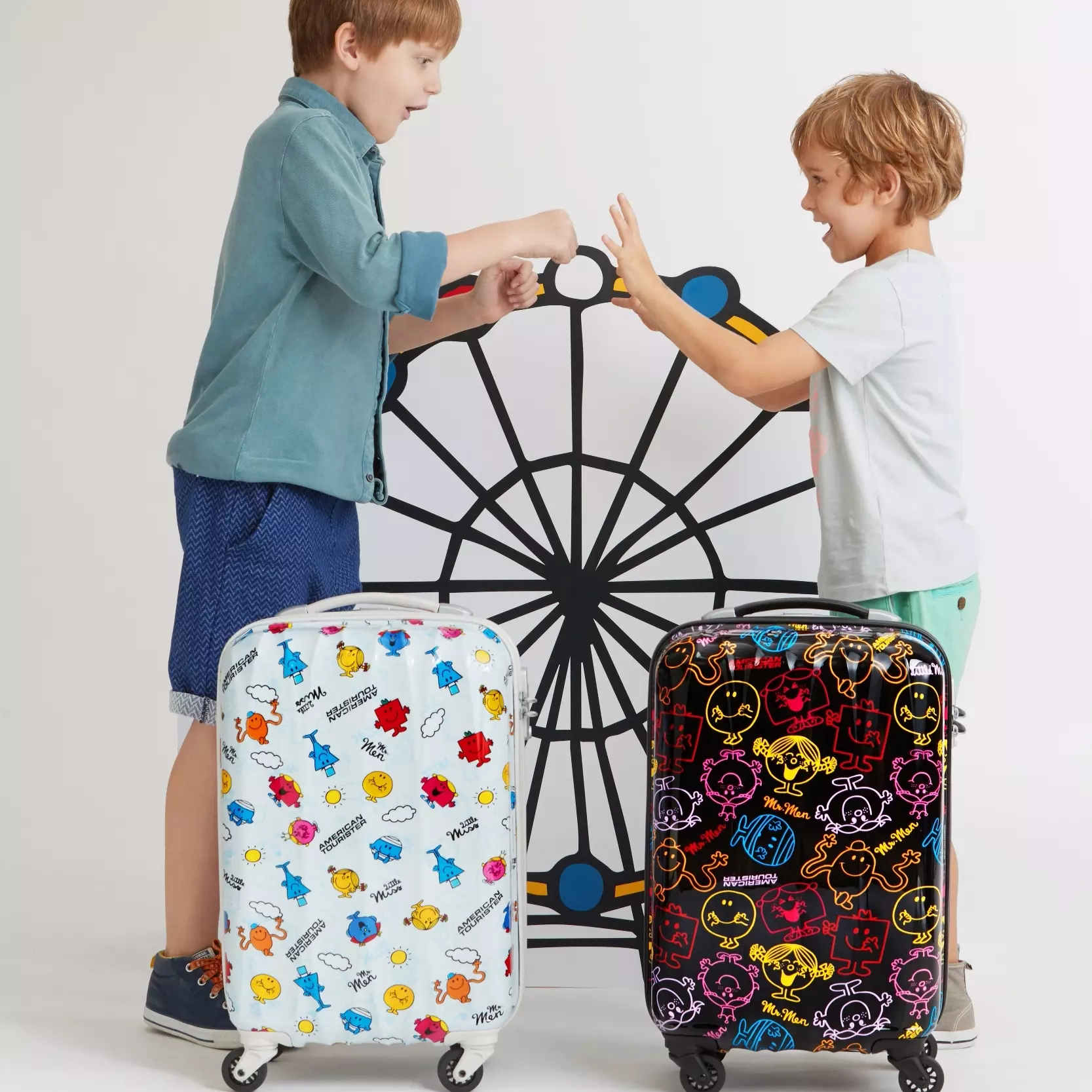 American Tourister 玩心推出 MMLM 聯名限量款！讓你笑得跟小孩一樣可愛！