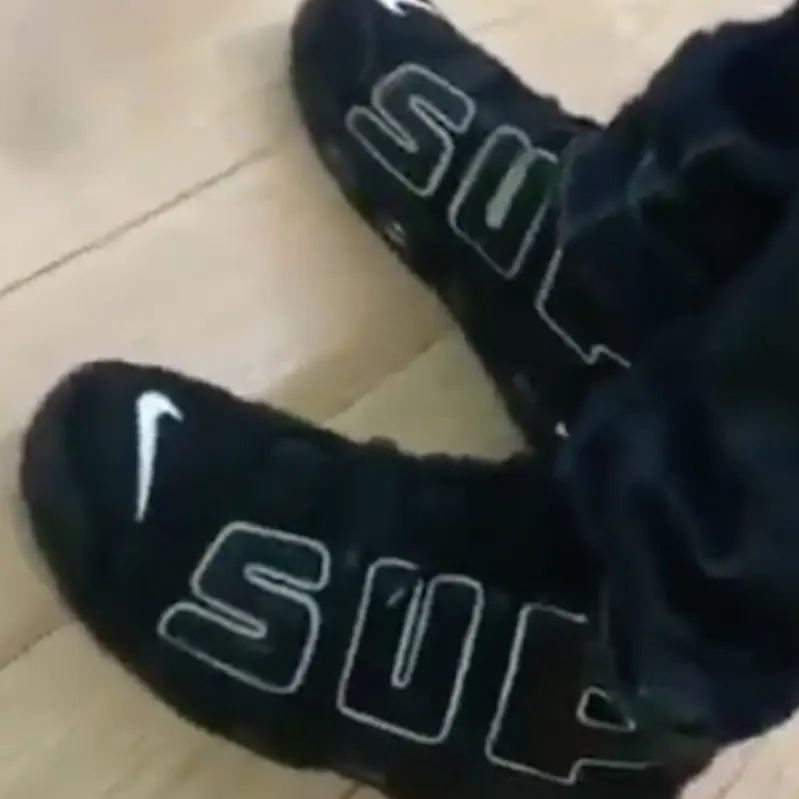 Supreme x Nike Air More Uptempo 鞋款著用影片流出！