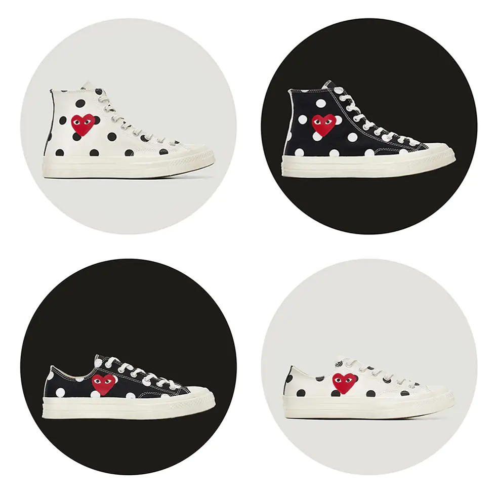 鞋迷繼續愛好愛滿！ COMME des GARÇONS PLAY x Converse 新款搶曝