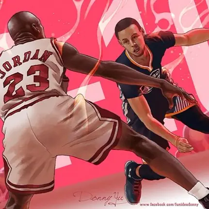 JORDAN 迎戰 CURRY？！台灣熱血插畫家 Donny Yu 繪出這場超時空對決