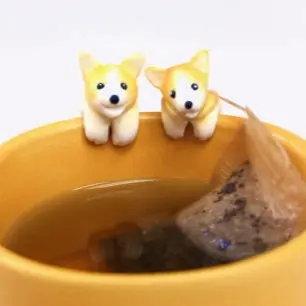 連喝茶都不放過你！這個超萌「柯基杯緣子」絕對秒殺你的心！