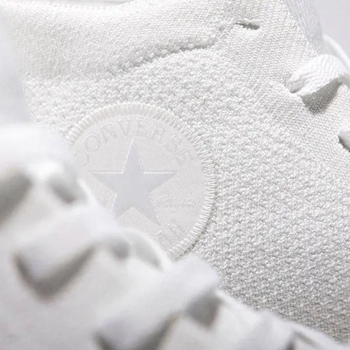  Converse Chuck Taylor All Star 科技化　搭載了 Nike 飛織科技全白配色亮相！