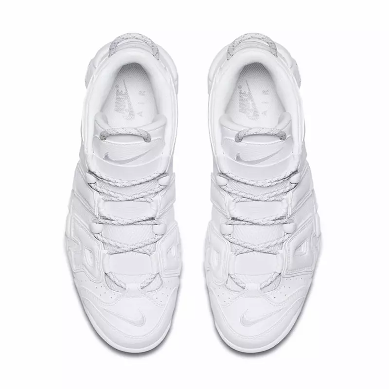 Nike Air More Uptempo「Triple White」全白登場