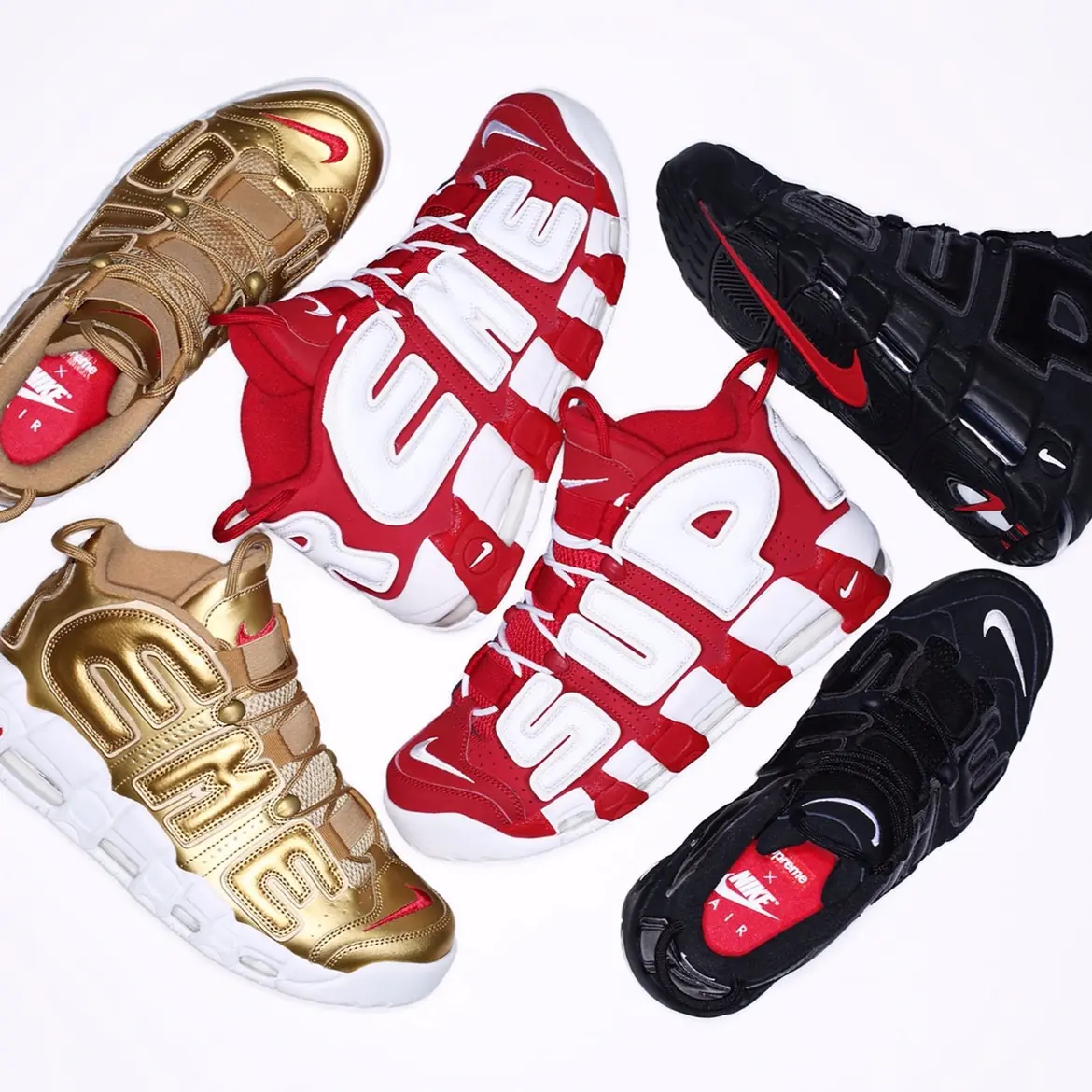 Supreme x Nike Air More Uptempo 聯名系列正式發佈