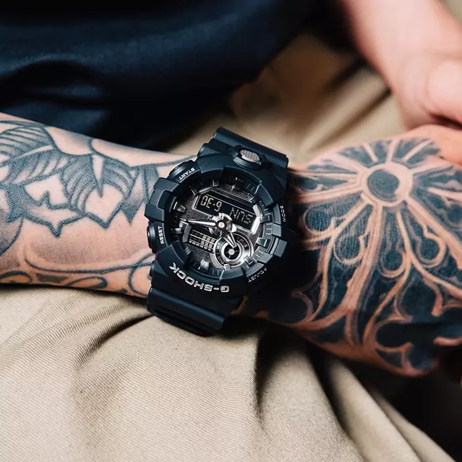 絕對的細緻造就絕對的強悍 刺青師眼中的 G-SHOCK GA-710 成為男子漢鐵證 