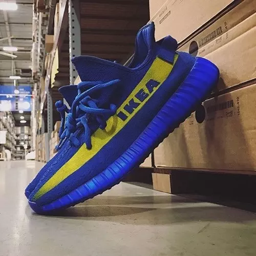 YEEZY BOOST 350 V2「IKEA」真的做出來了　還在 IKEA 實地拍攝！