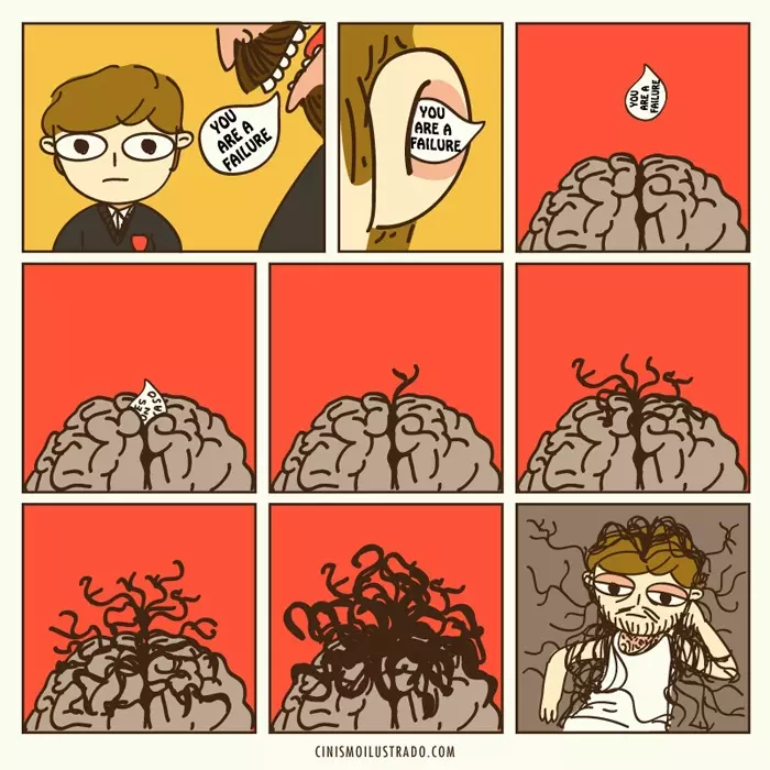 黑色幽默！西班牙畫師的人生諷刺插畫網路走紅　當你扔掉學士帽時別開心太早...