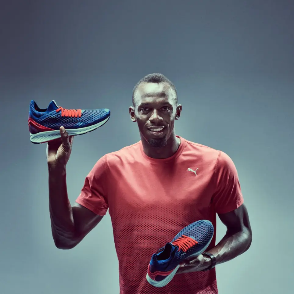 PUMA IGNITE NETFIT 創新包覆科技跑鞋 ，世界第一飛人閃電波爾特親身推薦！7/1正式登陸台灣發售