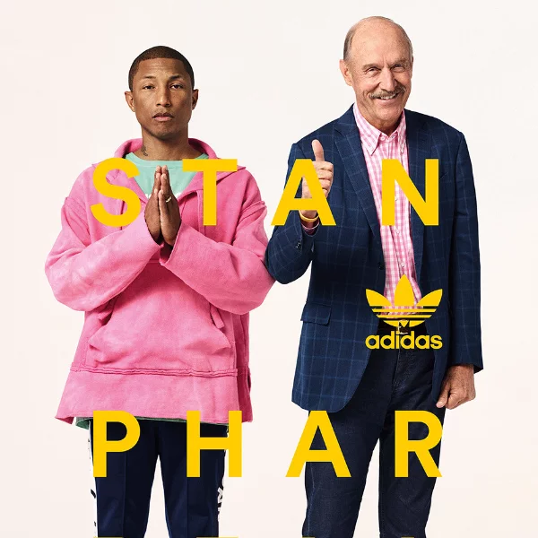 菲董與 Stan Smith 本人共同入鏡，替鞋款打造新風貌！