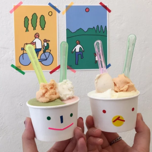 #POPSPOTS in Seoul：每個雪糕杯也配不一樣可愛的表情，讓人吃到好心情的韓國 Gelato！