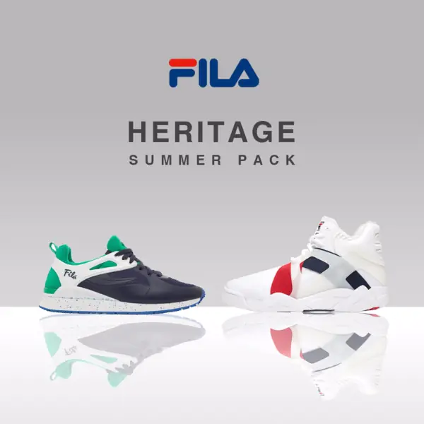 FILA 2017盛夏經典復刻鞋履雙重奏～ HERITAGE SUMMER PACK 8月重磅發表