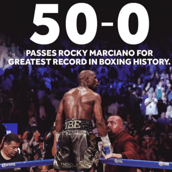 「世紀約架」不完美落幕！梅威瑟 TKO 擊敗愛爾蘭拳王笑納生涯第 50 勝