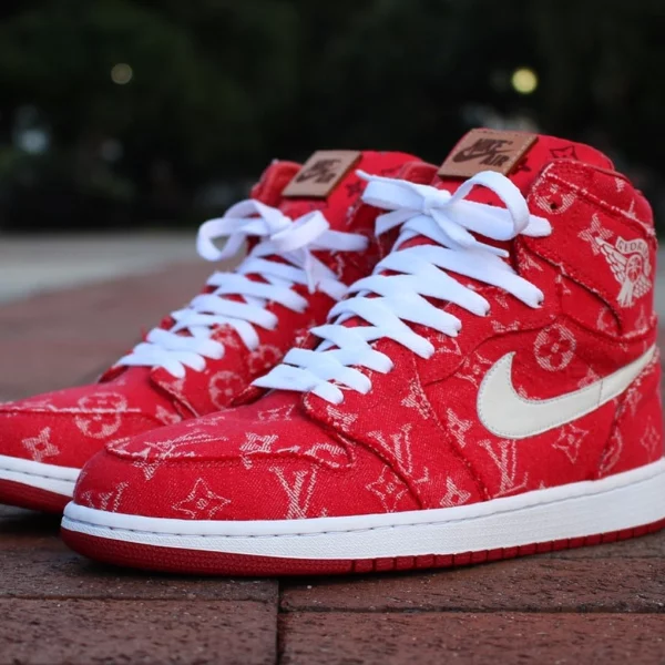 Red Ribbon Recon 打造 Air Jordan 1 全新「Supreme x Louis Vuitton」定製配色