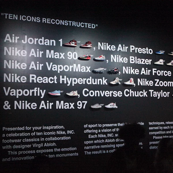 OFF WHITE 設計師 Virgil Abloh X Nike “The Ten” 紐約展覽，內部現場一覽！