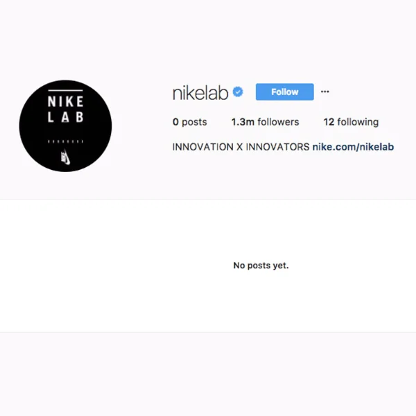 大事即將發生？NikeLab 突刪除 Instagram 上所有貼文