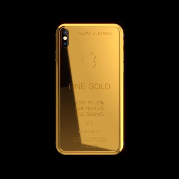 最高奢華－Brikk 推出售價達 70,000 美元的鍍金版 iPhone X