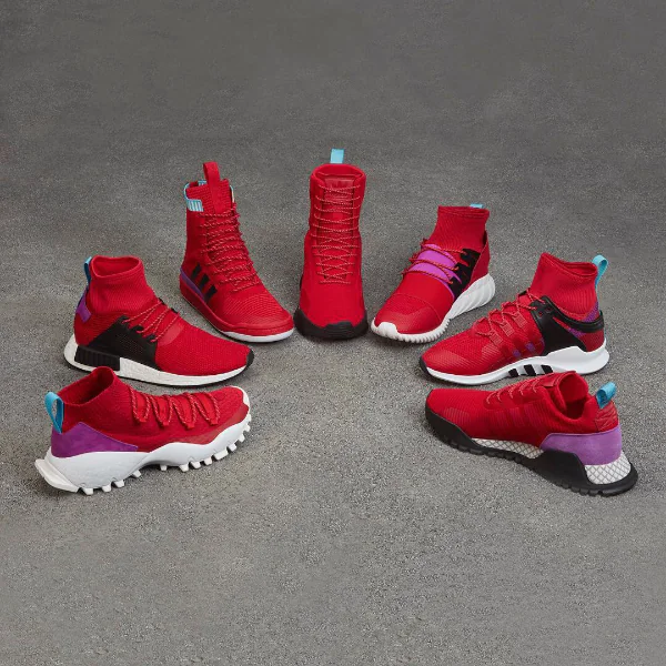 秋冬保守暗色系不再當道？adidas 今年推出「全紅」鞋款一次滿足！