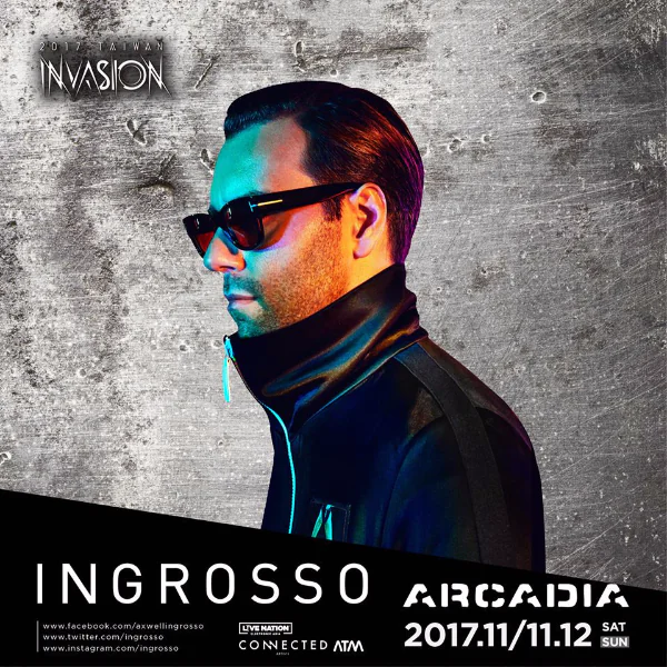 Ingrosso 取代 Hardwell 參演確認！北國浩室傳奇首度來台　網友讚嘆：「超狂神救援！」
