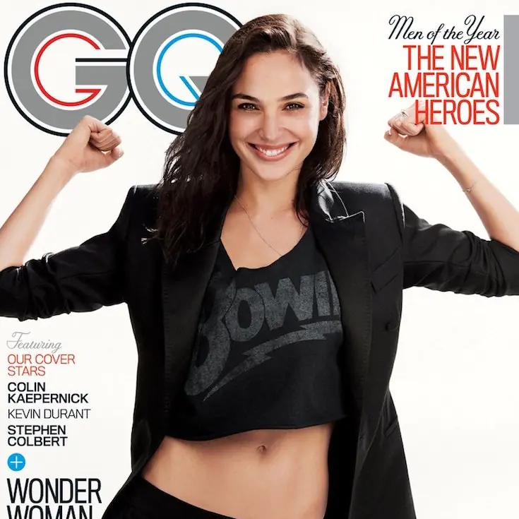 最風光的一年！《GQ》公布 2017 「年度風雲人物」封面　蓋兒加朵秀腹肌成唯一上榜女性！