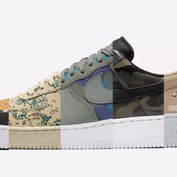 地屬性空軍一號晉見！Nike 於官網釋出多款迷彩 Air Force 1
