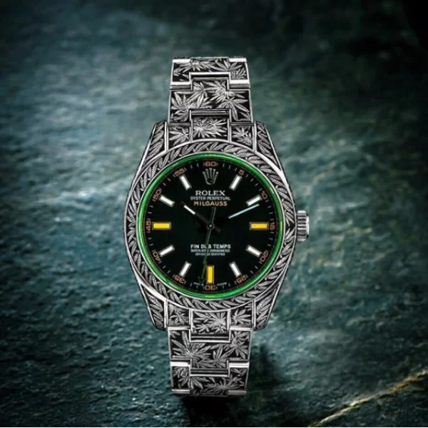 每片葉子都是手工打造！全球首支大麻訂製款 Rolex 問世