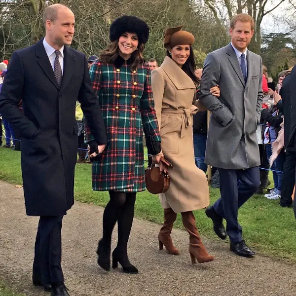 首度同框！準王妃Meghan Markle《最新穿搭》與皇室成員歡度聖誕！