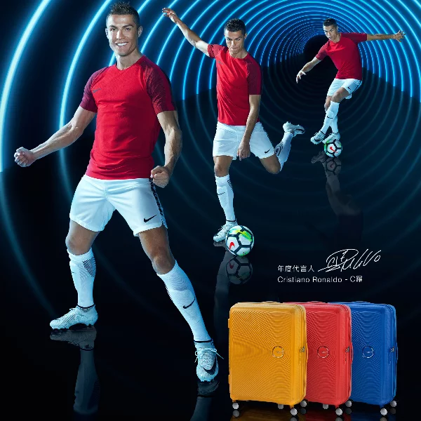 American Tourister 2018年度代言人C羅搶先全球公布！