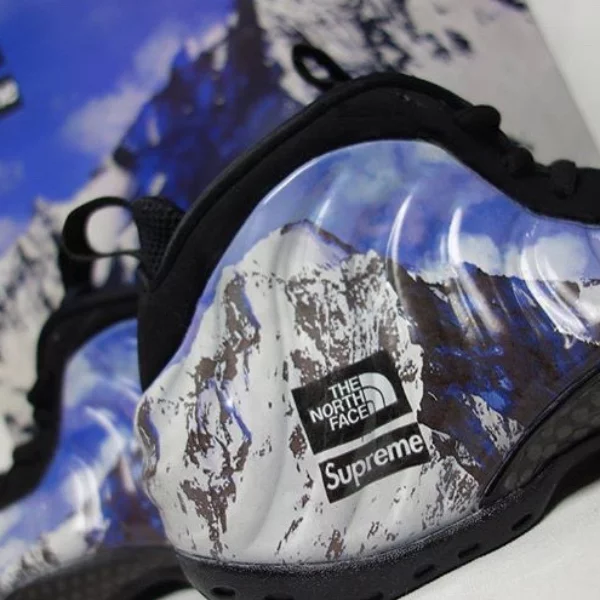Supeme x TNF 聯名還有這雙？ Air Foamposite One 「雪山配色」超狂曝光