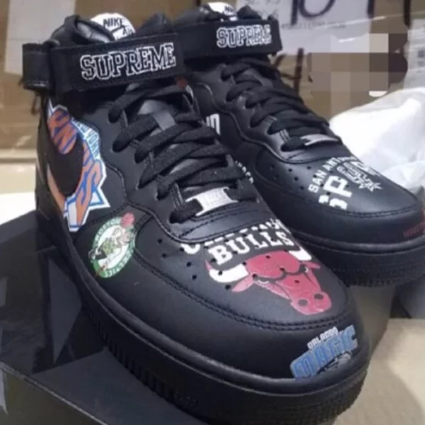 NBA 球隊 Logo 炸裂！最新 Supreme x Nike AF1 搶先曝光！