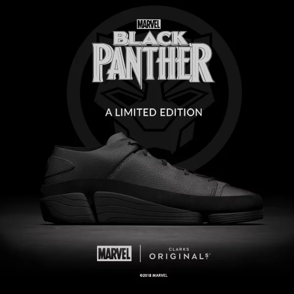 全球限量 1000 雙！英國鞋履品牌  Clarks ORIGINALS 聯手 Marvel 打造黑豹聯名鞋款