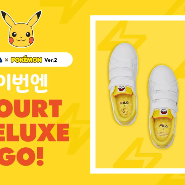 FILA x 精靈寶可夢魔鬼氈鞋款太夢幻　寶貝球鞋盒還附贈神奇寶貝徽章！
