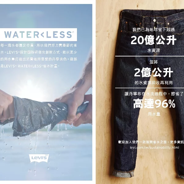 LEVI’S® 2018年世界地球日：保護稀有水資源