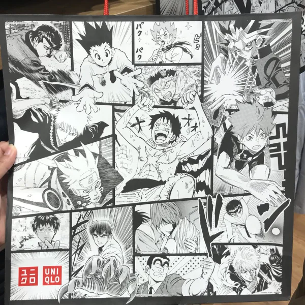 Uniqlo X 週刊少年 Jump 聯名系列開賣　漫畫 T 恤之外紙袋更可愛！