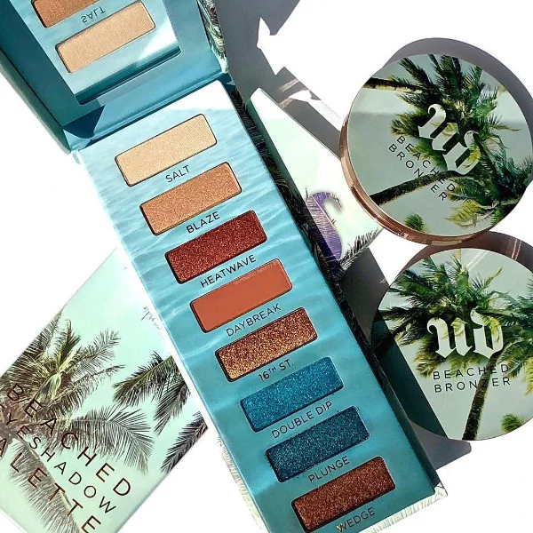 不得了，才燒一盤又推「夏季版」！Urban Decay  「 beached palette 」， 顏色實在欠度假！