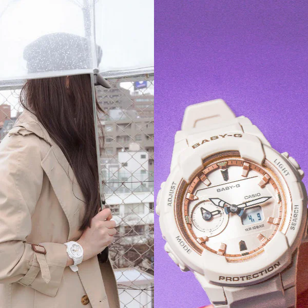 【#新站開幕Who粉Who送】時髦質感雙重 Level Up！ BABY-G 超實搭個性美錶款＃旅行運動最必備