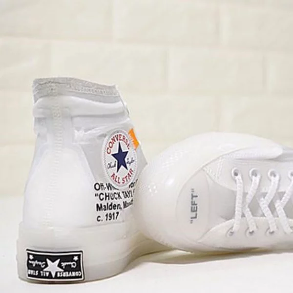 【鞋餓份子】 CONVERSE x OFF-WHITE 看膩了？！非官方的全白配色你買單嗎？