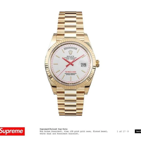 原來是假的！潮流爆料大神指出 SUPREME 創辦人親口否認與 ROLEX 的聯名消息