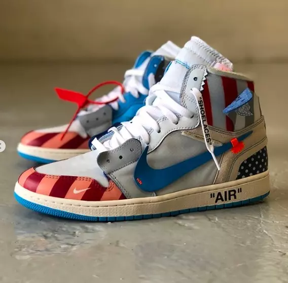 全球僅此一雙！知名客製單位打造 Virgil Abloh x Parra Air Jordan 1 「神級聯名」球鞋登場！