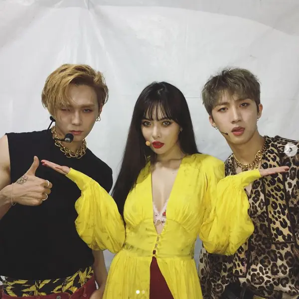 性感代名詞「泫雅」豪放胸頂 Triple H 同門師弟 E'Dawn！網友給負評：也太三八了吧？