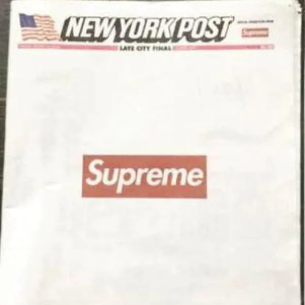 「頭條新聞」！Supreme 為了「這件事情」竟然登上了紐約郵報頭版頭條