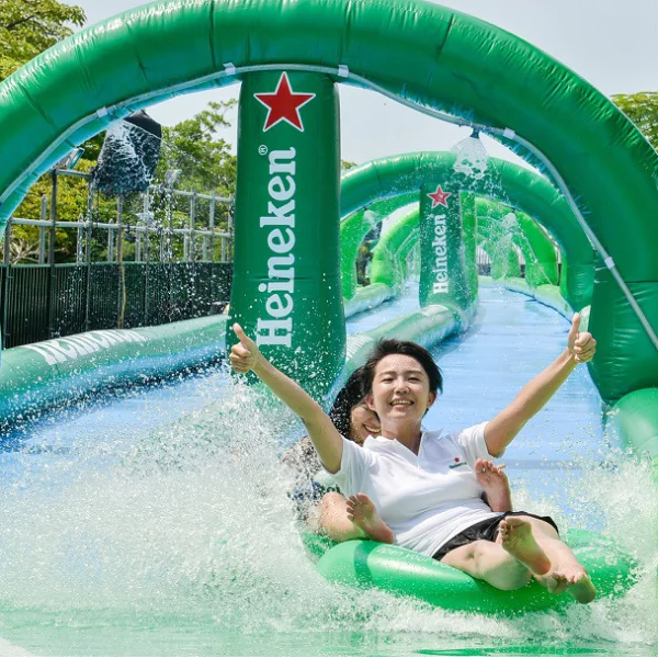 只有 10 天！海尼根世界城市滑水道要大家滑起來　世界級玩水體驗一次就上癮