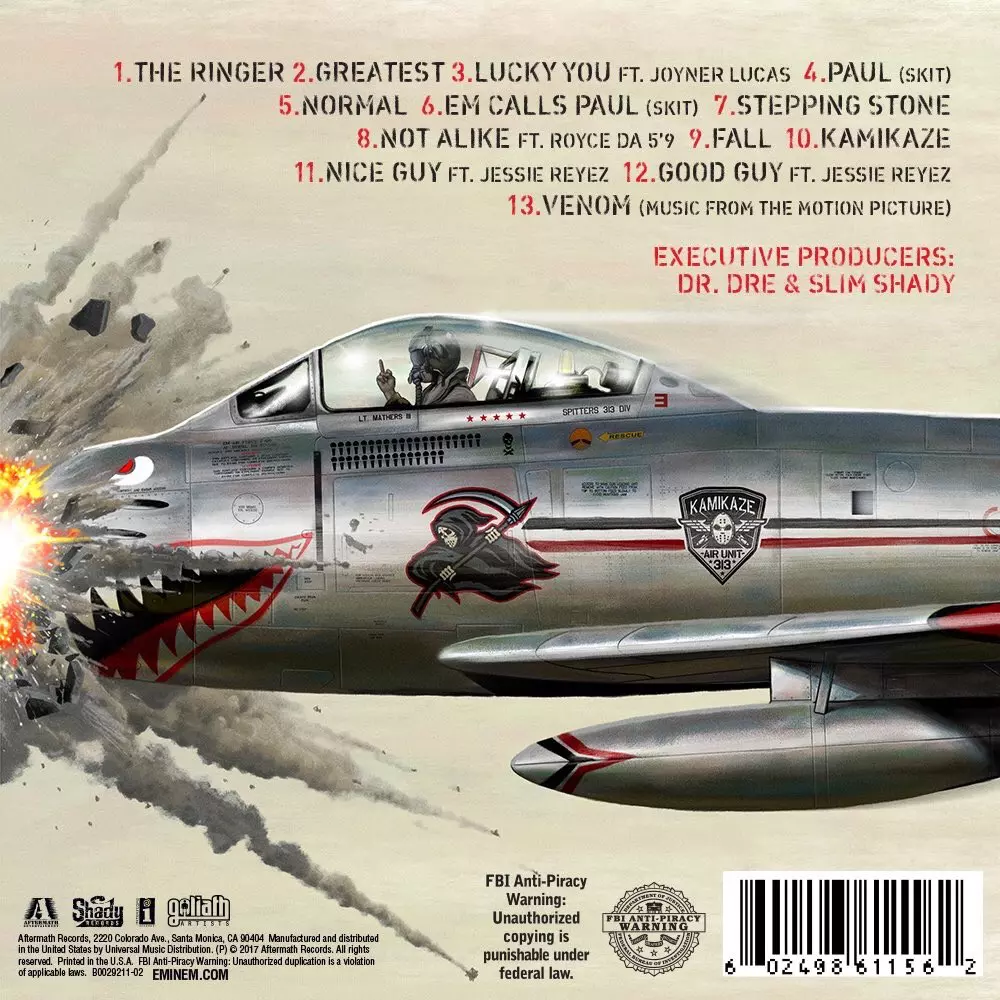 阿姆空降專輯《Kamikaze》又 diss 了哪些人？饒舌之神嗆爆 Drake 有一堆幽靈寫手！
