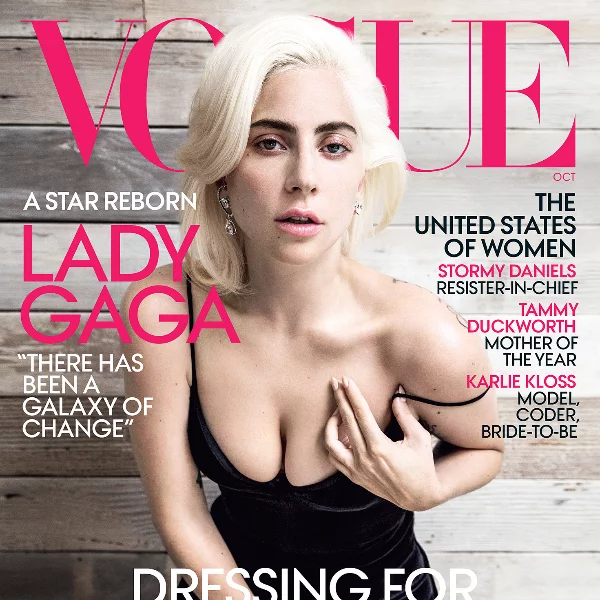 女神卡卡爆乳登上時尚雜誌封面，這回不搞怪了展現性感！