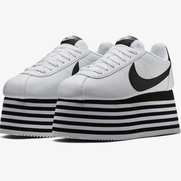總共有 5 層那麼高！CDG x Nike Cortez「超厚鞋底」版本實照曝光　網友：矮子的救星？
