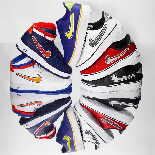 球鞋也能玩「超級變變變」？Nike Air Force 1 全新風格多樣款式呈現　有的甚至已經沒鞋帶了！