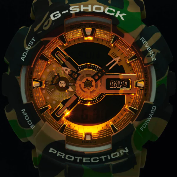 雙強聯手 G-SHOCK x A BATHING APE® 推出聯名錶款紀年兩品牌的誕生週年！