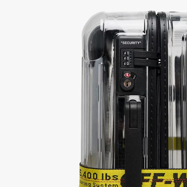 拉這去機場想低調都難！Off-White™ x RIMOWA 透明行李箱 2.0 讓你輕鬆「炫物」於無形！